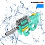 New P90 Electric Water Gun High-Tech Kids Toys Outdoor Beach Pool Large Capacity Summer Gel Blasting Water Gun For Adults - Image 6
