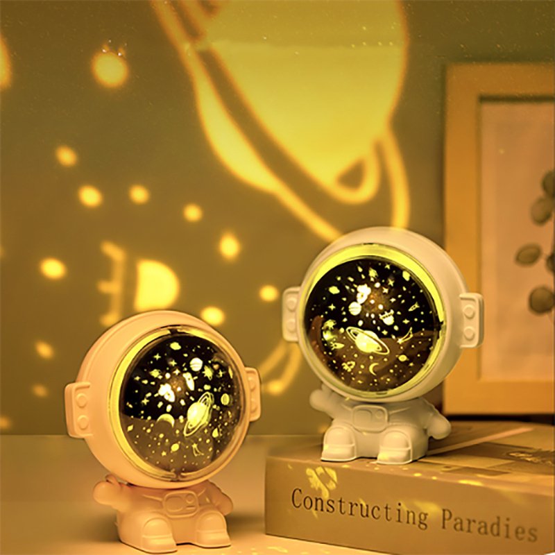 0041ddc4-3f7f-41b4-bc89-9b31b396dbe9.jpg Galaxy Star Projector Starry Sky Night Light Astronaut Lamp Room Decr Gift Child Kids Baby Christmas Spaceman Projection - Image 1