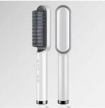 New 2 In 1 Hair Straightener Hot Comb Negative Ion Curling Tong Dual-purpose Electric Hair Brush - Image 2