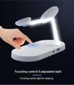 Multifunctional Five-In-One Magnetic Wireless Charging Watch Headset Desktop Mobile Phone Holder Charger 15W Fast Charge - Image 3