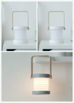 Foldable Touch Dimmable Reading LED Night Light Portable Lantern Lamp USB Rechargeable For Home Decor - Image 4