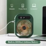 Air Conditioning Fan Desk Misting Fan Air Cooler Cooling USB Rechargeable Humidifier Portable Spray Fan With 3 Wind Speeds Mist Fan For Home - Image 2