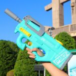 New P90 Electric Water Gun High-Tech Kids Toys Outdoor Beach Pool Large Capacity Summer Gel Blasting Water Gun For Adults - Image 7