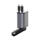 Metal Car Charger 100W Super Fast Charging Car Cigarette Lighter USB And TYPE-C Adapter - Image 8