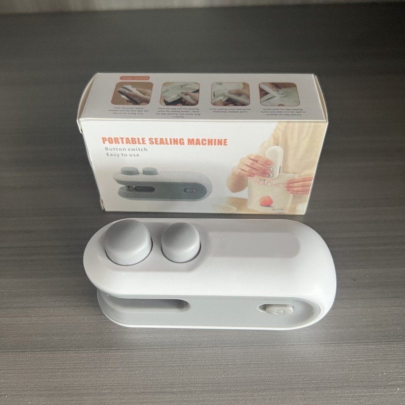Mini 2 In 1 Sealer Heat Sealer Bag Opening Machine For Snacks Home USB Sealer Vacuum Sealer Snacks Plastic Bag Heat Sealer - Image 2