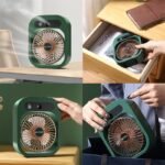 Air Conditioning Fan Desk Misting Fan Air Cooler Cooling USB Rechargeable Humidifier Portable Spray Fan With 3 Wind Speeds Mist Fan For Home - Image 10