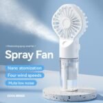 Portable Handheld Spray Fan 4-Speed Water Spray Mist Fan Summer Cooling Artifact USB Charging Summer Supplies Outdoor Mini Fan - Image 7