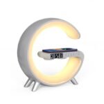 New Intelligent G Shaped LED Lamp Bluetooth Speake Wireless Charger Atmosphere Lamp App Control For Bedroom Home Decor - Image 7