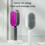 Self Cleaning Hair Brush For Women One-key Cleaning Hair Loss Airbag Massage Scalp Comb Anti-Static Hairbrush - Image 5