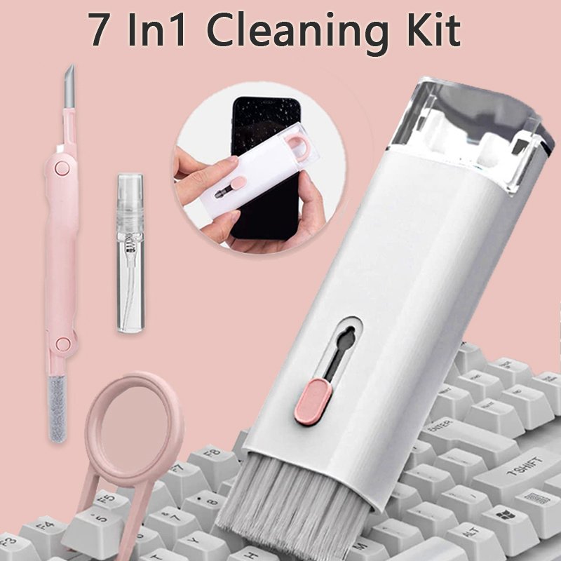 9bb7f77c-ba3c-4bd9-9bdd-d4c2fa76cfe4-3.jpg Multifunctional Bluetooth-compatible Headset Cleaning Pen Set Keyboard Cleaner Cleaning Tools Cleaner Keycap Puller Kit - Image 1