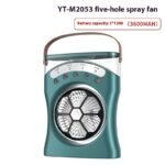 Portable Fan Portable Mini Humidifier Fan Water Spraying Fan Rechargeable Cooler Air Adjustment Fan For Hot Weather - Image 3