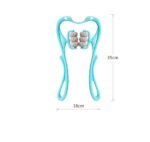 Multifunctional Manual Six-wheel Neck Massager Massage Relieve Roller Massage Tool - Image 4