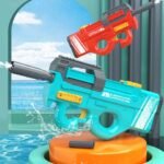 New P90 Electric Water Gun High-Tech Kids Toys Outdoor Beach Pool Large Capacity Summer Gel Blasting Water Gun For Adults - Image 4