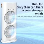 Double-ended Spray Fan Portable Humidifier Fan Air Conditioner Household Small Air Cooler Hydrocooling Portable Air Adjustment - Image 5