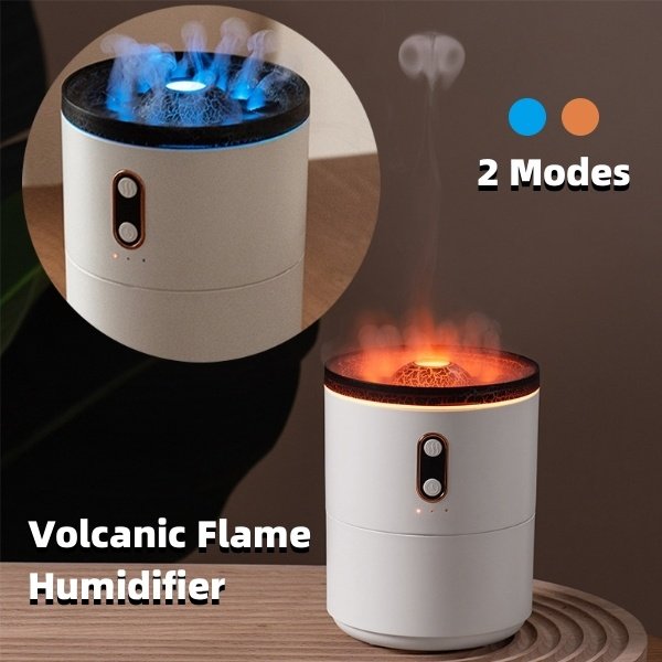 c4dda15e-a267-442b-b874-af9120980a59.jpg Volcanic Flame Aroma Essential Oil Diffuser USB Portable Jellyfish Air Humidifier Night Light Lamp Fragrance Humidifier - Image 1