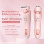 2 In 1 Hair Removal Epilator USB Rechargeable Trimmer Women Body Razor Face Leg Armpit Bikini Hand Pubic Shaver Hair Remover - Image 7