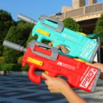 New P90 Electric Water Gun High-Tech Kids Toys Outdoor Beach Pool Large Capacity Summer Gel Blasting Water Gun For Adults - Image 2