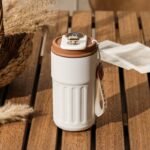 Smart Digital Thermal Bottle Portable Coffee Mug Stainless Steel Water Bottle In-Car Insulated Cup Keep Cold Vacuum Flasks 450ml - Image 8