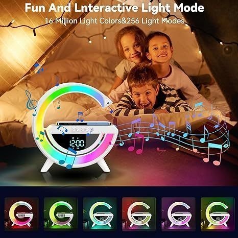 Digital Led Wireless Charger Speaker - Image 7