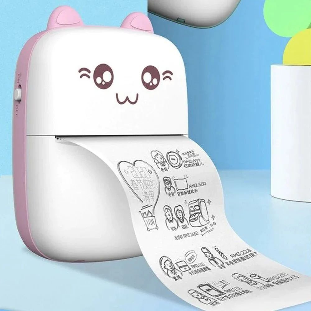 Portable Mini Pocket Printer BT Thermal Printer - Image 4