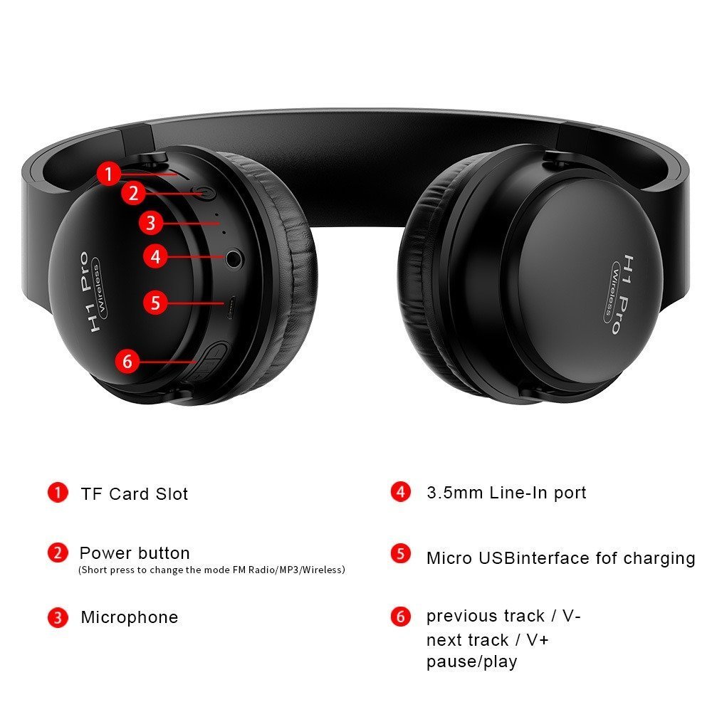 Headset Wireless Bluetooth Headset - Image 3