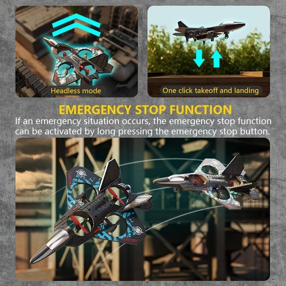 TAK TAK RC Fighter Jet Drone Toy - Image 2