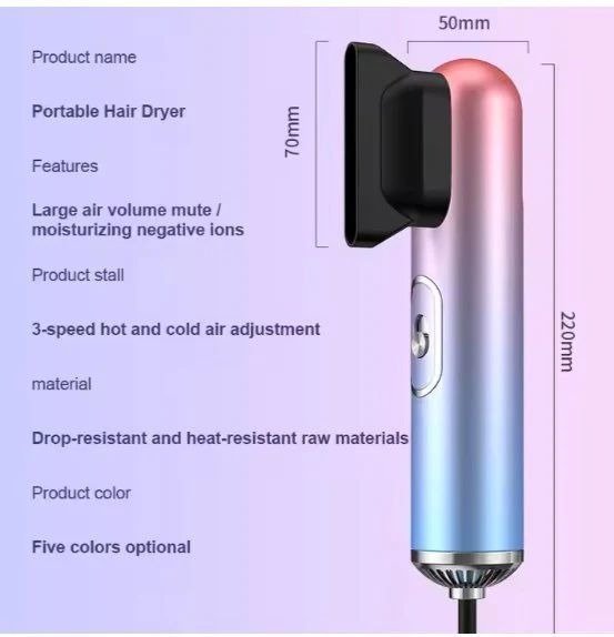 Compact Hair Dryer - Image 4