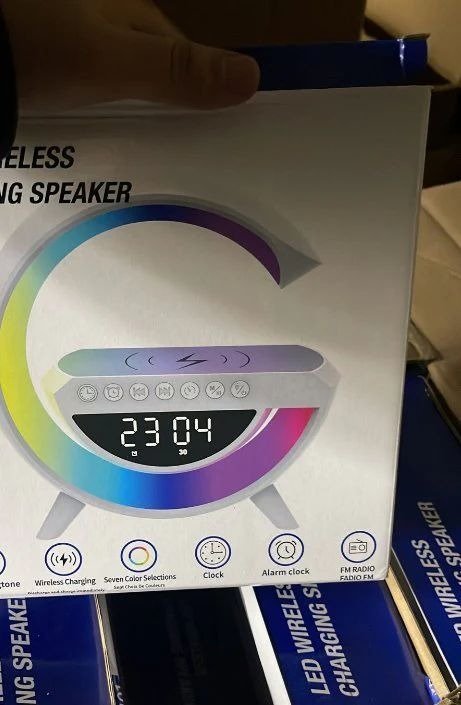 Digital Led Wireless Charger Speaker - Image 5