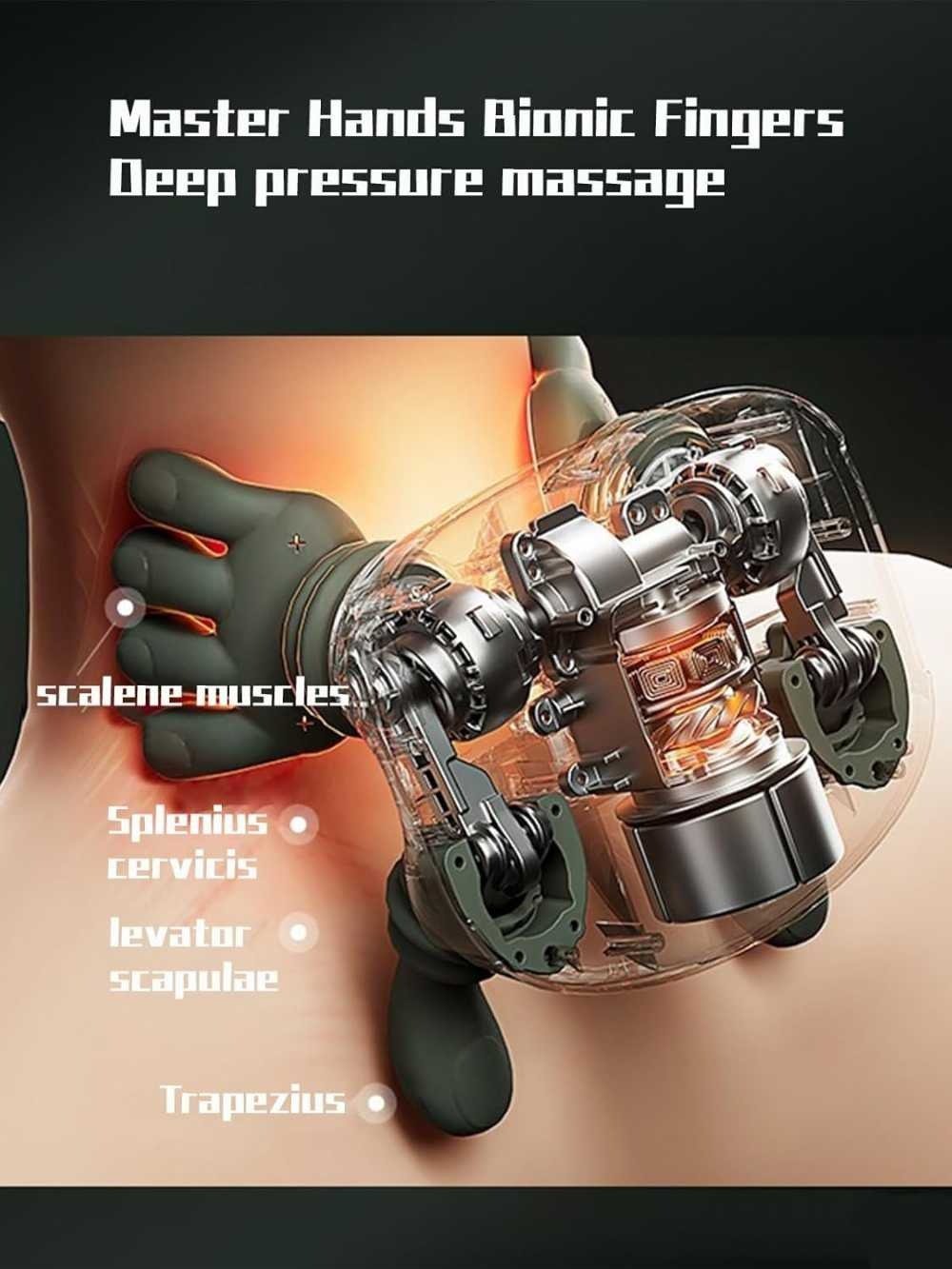 Neck and Back Massager for Pain Relief Deep Tissue - Image 4