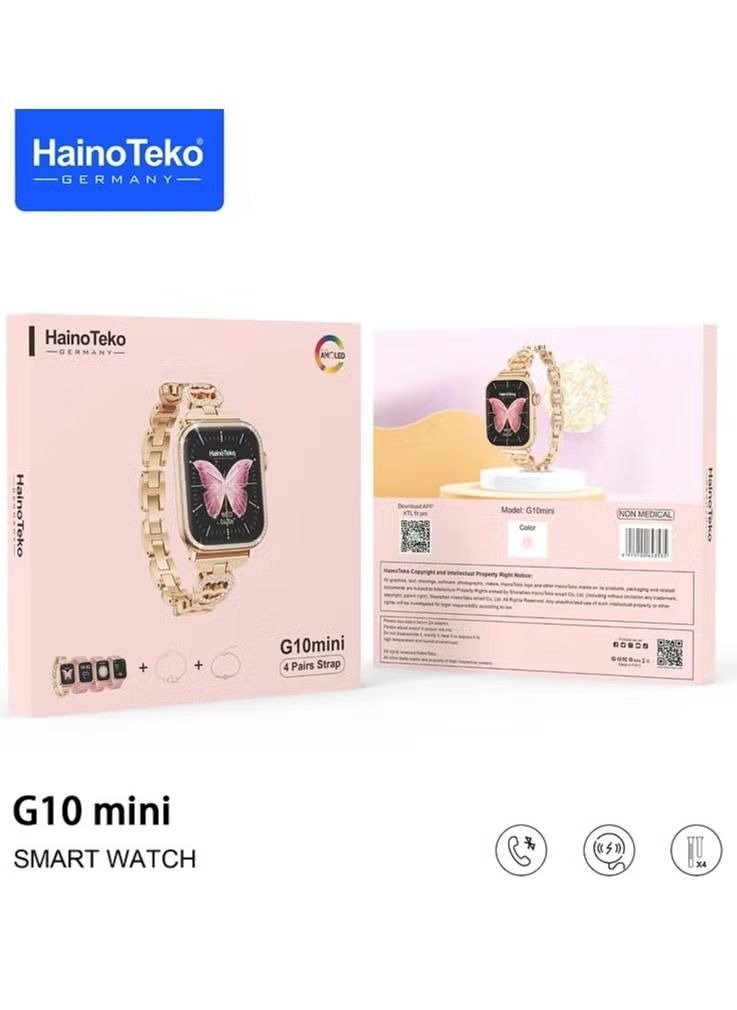 Haino Teko G10 Mini Smart Watch with Four Straps - Image 3