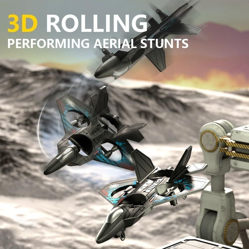 TAK TAK RC Fighter Jet Drone Toy - Image 8